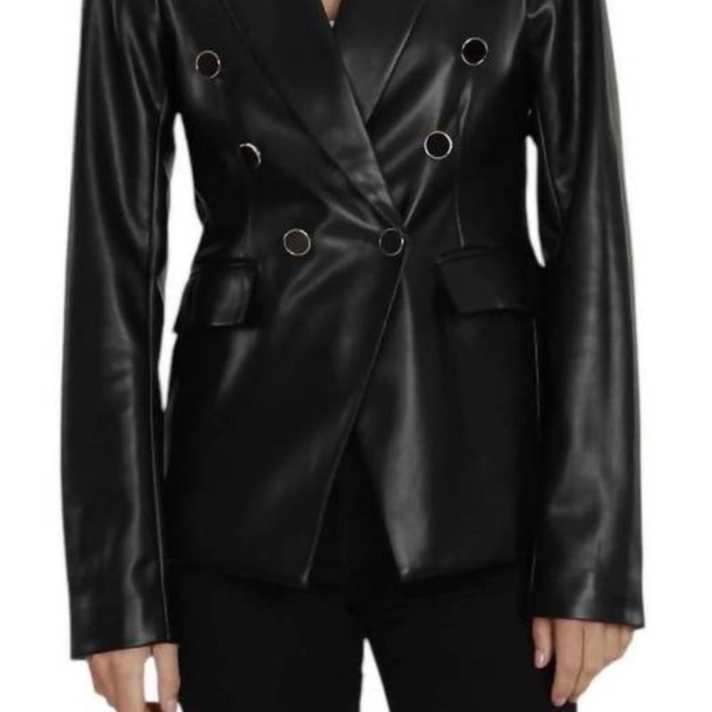 Dolce Cabo Black Double-Breasted Blazer